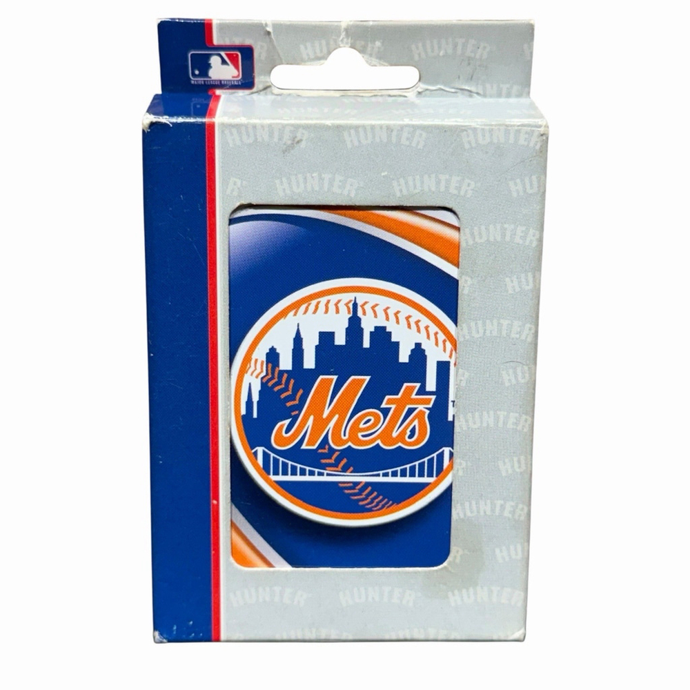 New York Mets MLB Card Deck Playing Cards By Hunter NEW Cards - Box Has Wear